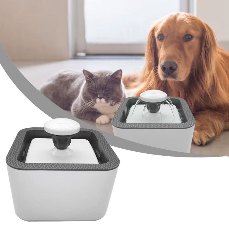 GENERICO - Fuente de Agua Bebedero para Gatos y Perros  de 2.5L