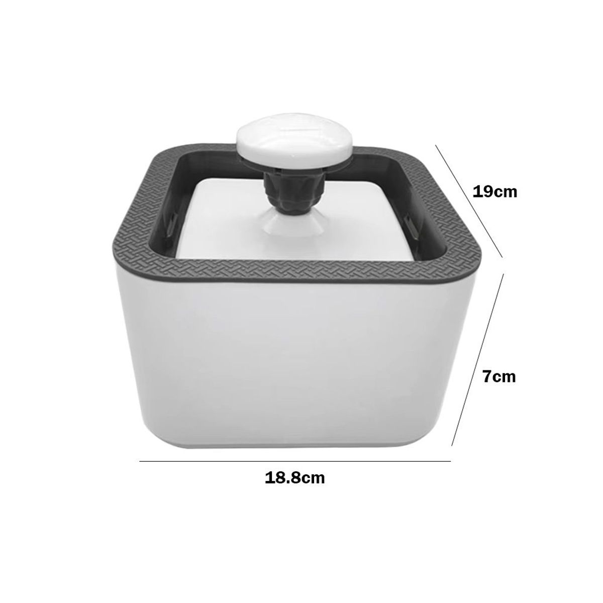 GENERICO - Fuente de Agua Bebedero para Gatos y Perros  de 2.5L