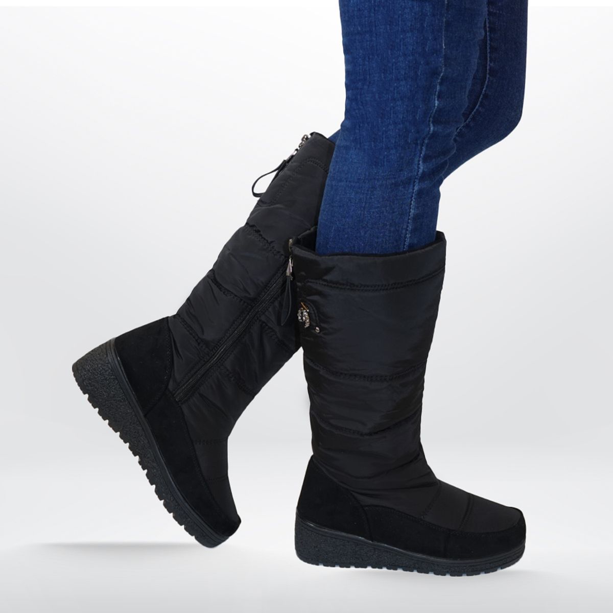 AGW - Botas Nieve y Lluvia Impermeables Forradas Por Dentro En Chiporro