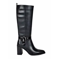DEGAS - Bota Mujer Cuero Calistena Negro