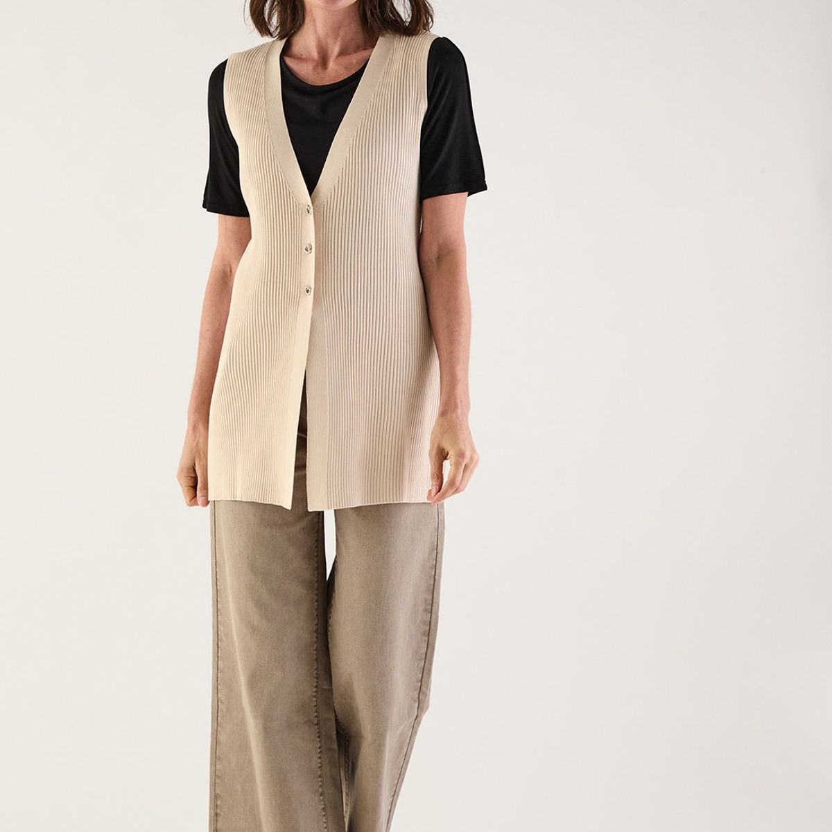 MA GRIFFE - Sweater Beige Mujer Magriffe