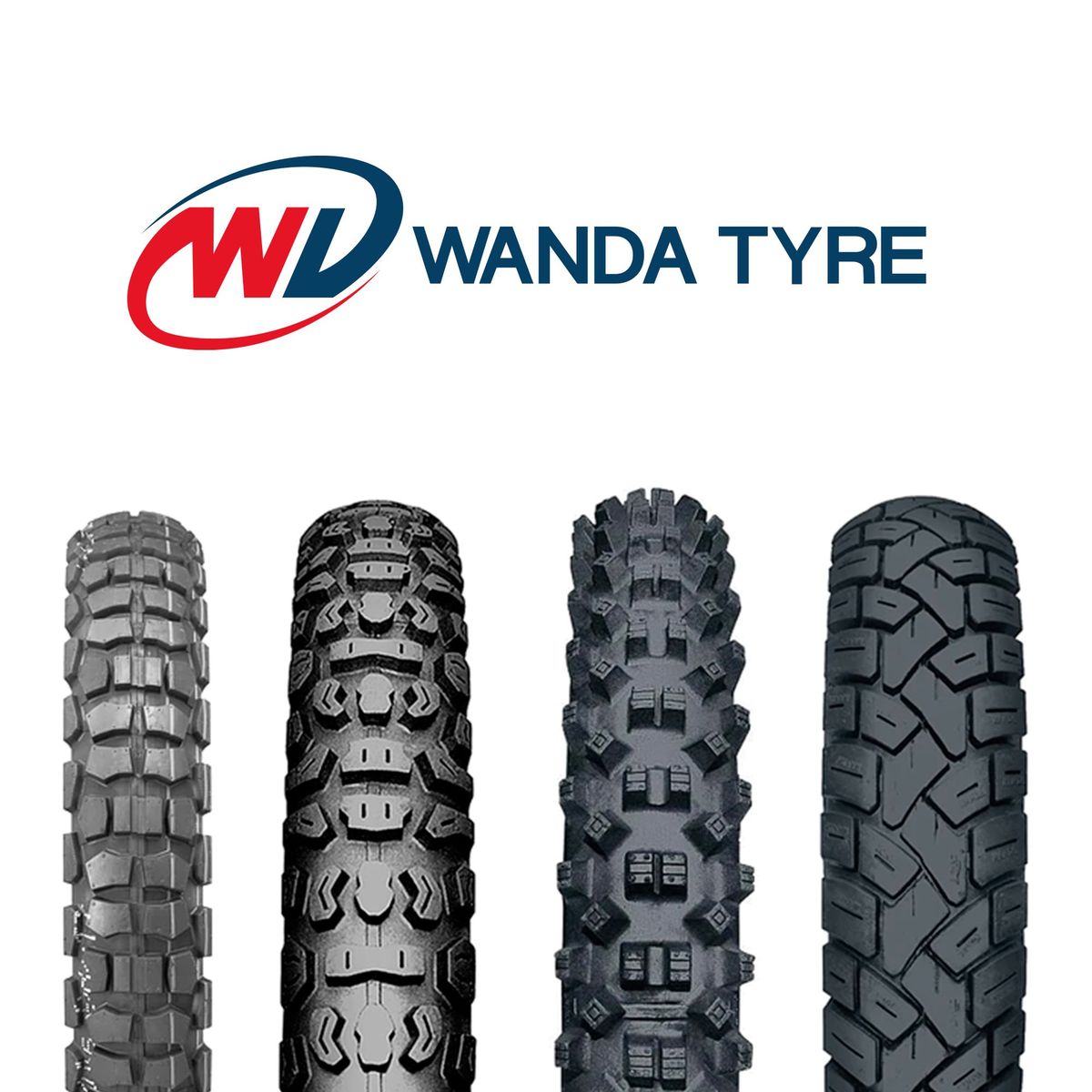 GENERICO - Neumático Wanda Moto AX046 3.00x21 6PR/TT Negro