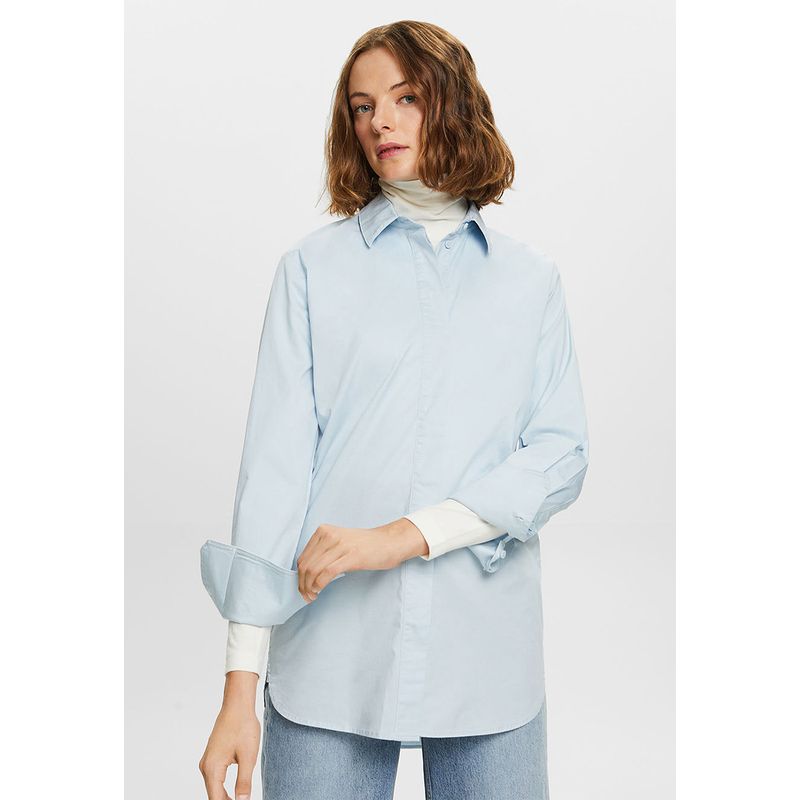 ESPRIT - Blusa Camisera Con Corte Holgado Mujer Esprit ESPRIT