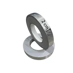 GENERICO - 2 Cintas Decorativas Adhesiva Para Juntas Plateado 2cm 50mts