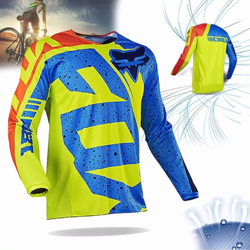EDWINAYY - Jersey Polera Camiseta Ciclismo Bicicleta Mtb Para Hombre