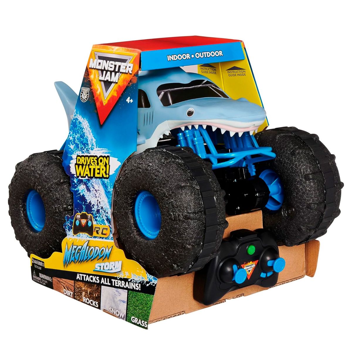 JAM MONSTER - Auto De Control Remoto Megalodon Storm Monster Jam
