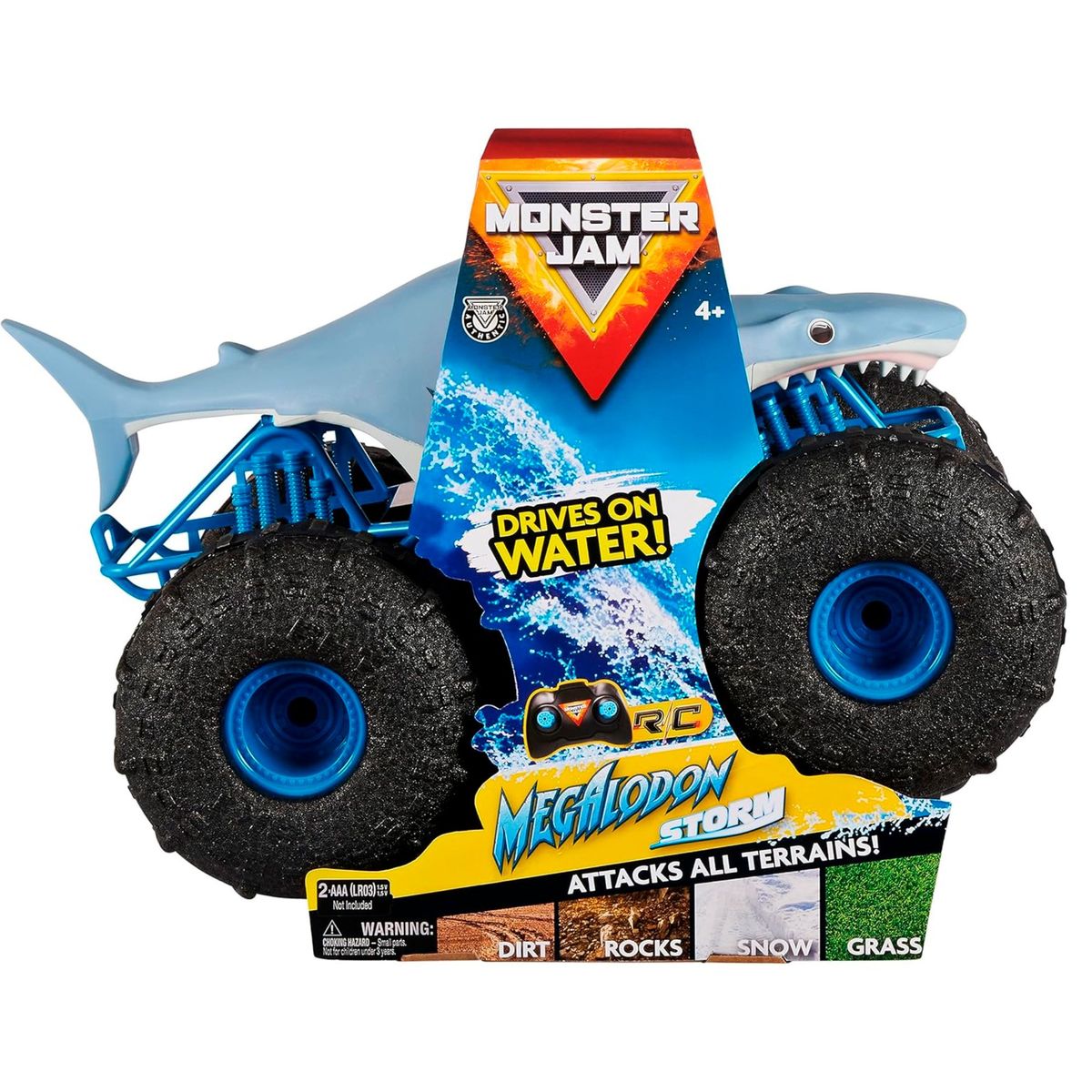 JAM MONSTER - Auto De Control Remoto Megalodon Storm Monster Jam