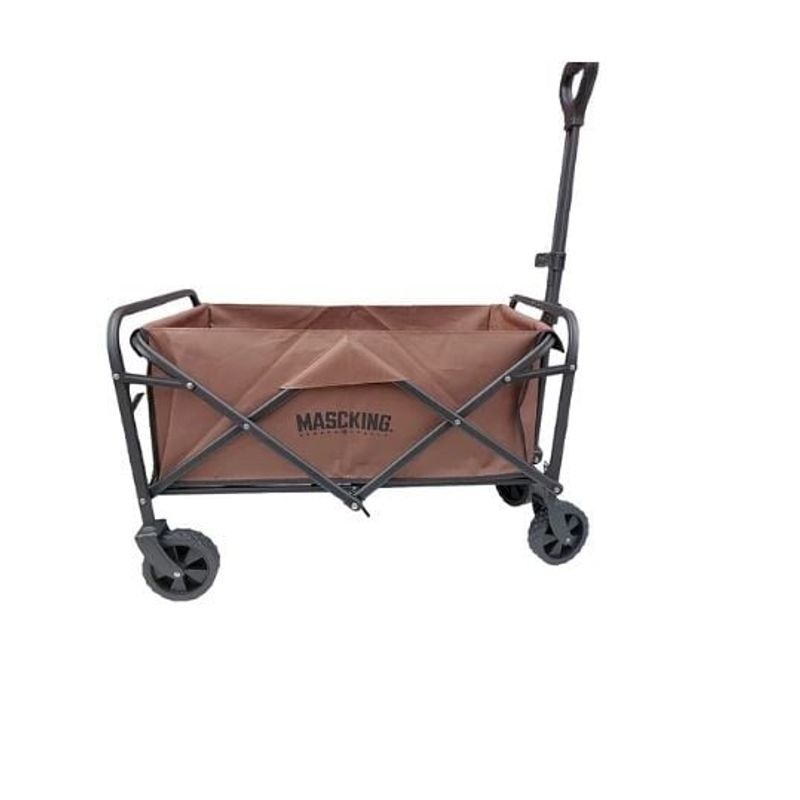 GENERICO - Carrito para Compras Plegable de Arrastre Cafe