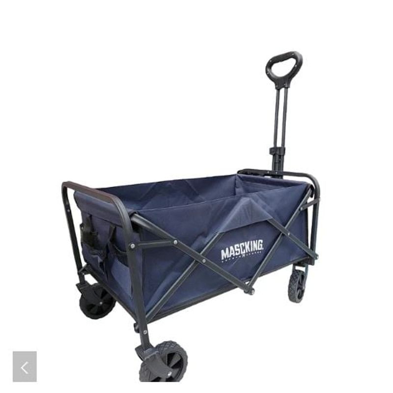 GENERICO - Carrito para Compras Plegable de Arrastre Azul M