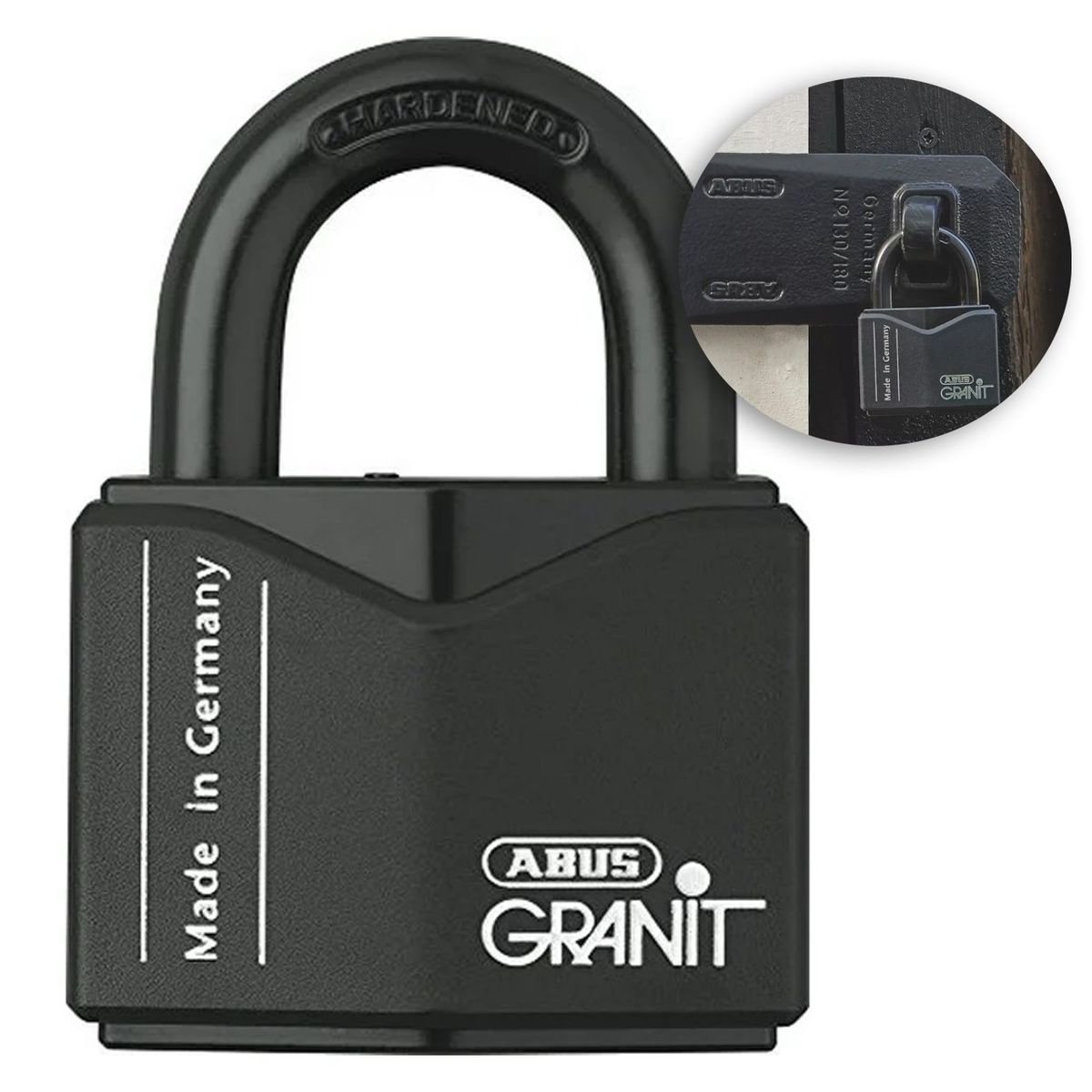 GENERICO - Candado De Acero - Granit 37rk70 Color Negro