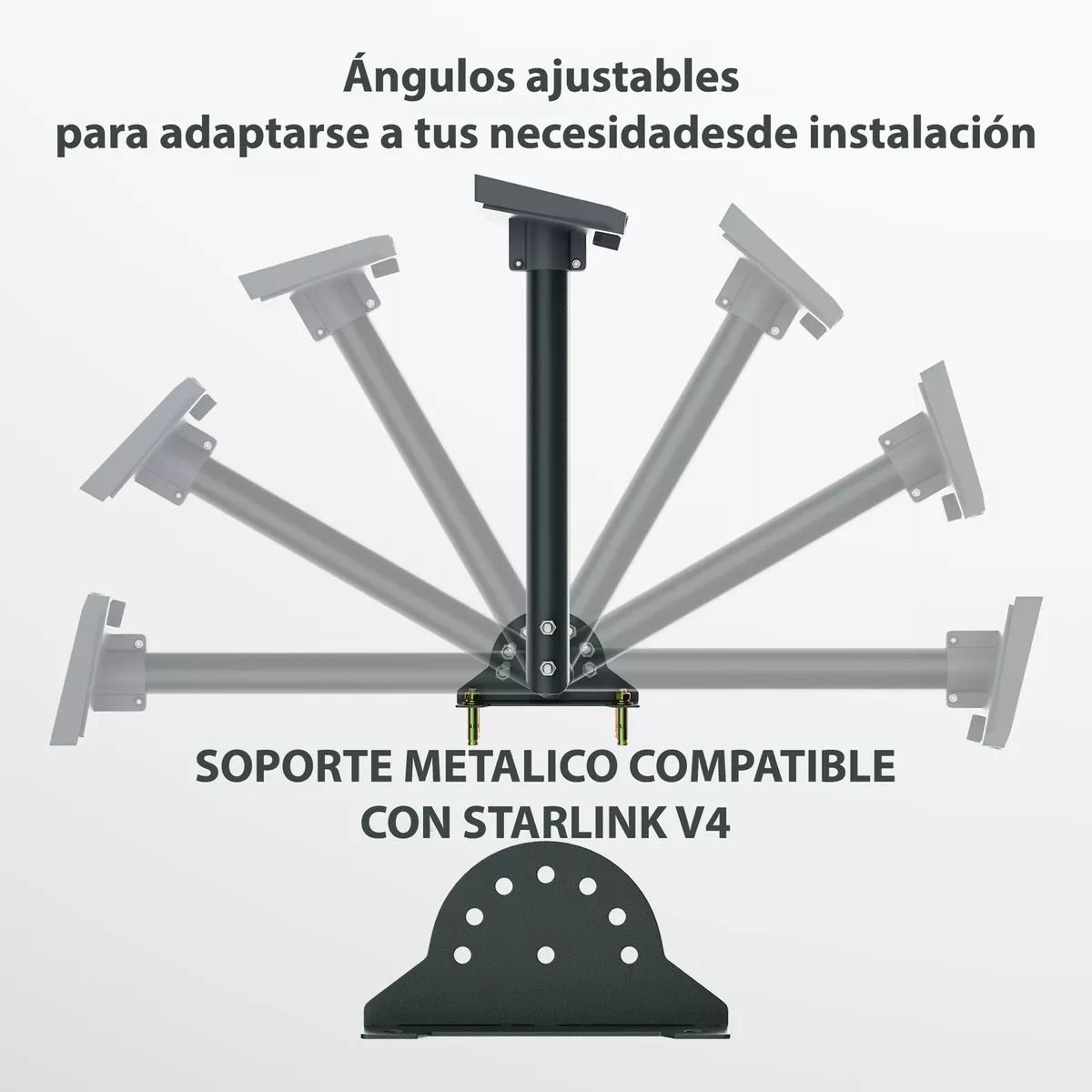 OEM - Soporte Mástil Para Antena Starlink V4 + Kit Instalación