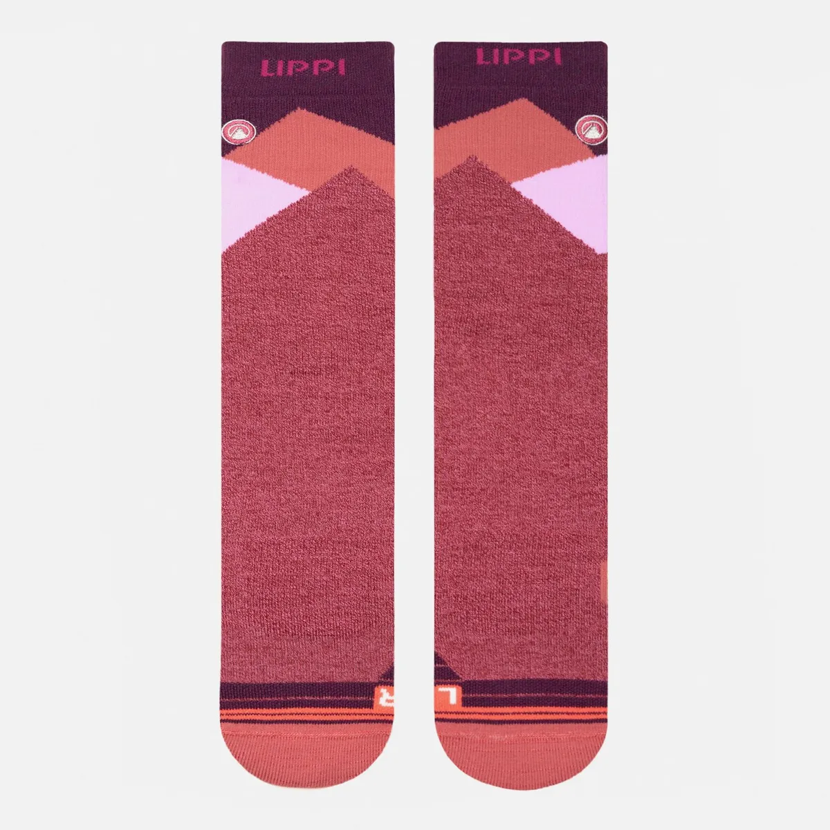 LIPPI - Calcetín Mujer All Mountain Ski Socks Morado Melange Lippi