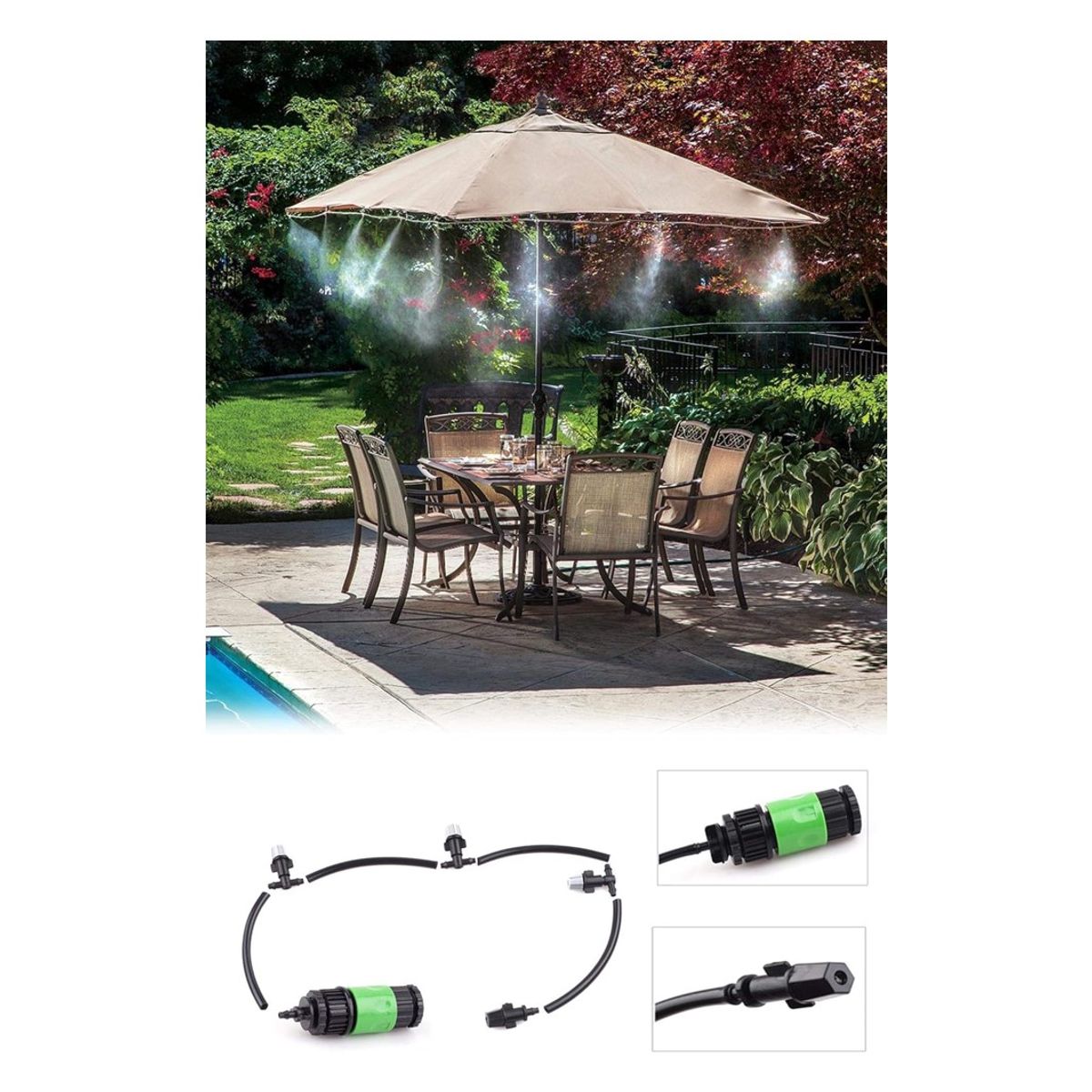 GENERICO - Sistema de Riego Refrigeración y Humidificación De Jardin