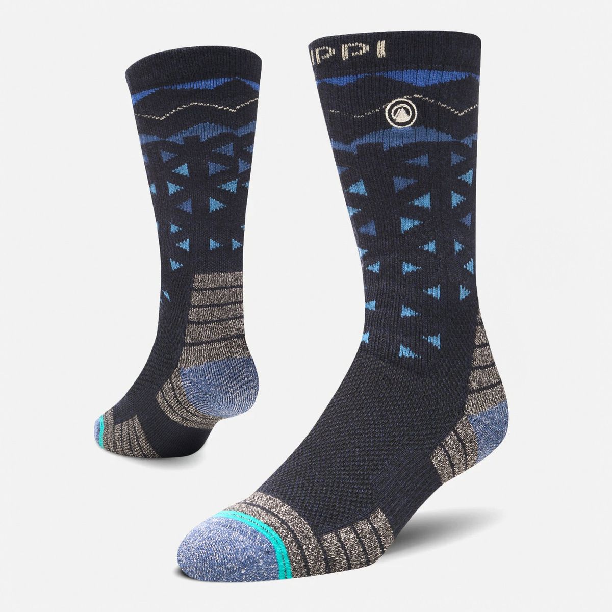 LIPPI - Calcetín Hombre Trekking Warm Socks Azul Marino Melange Lippi