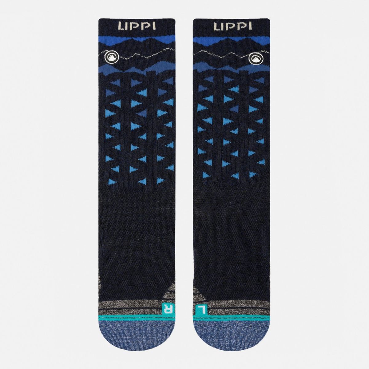 LIPPI - Calcetín Hombre Trekking Warm Socks Azul Marino Melange Lippi