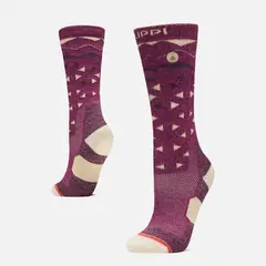 LIPPI - Calcetín Mujer Trekking Warm Socks Rosado Melange