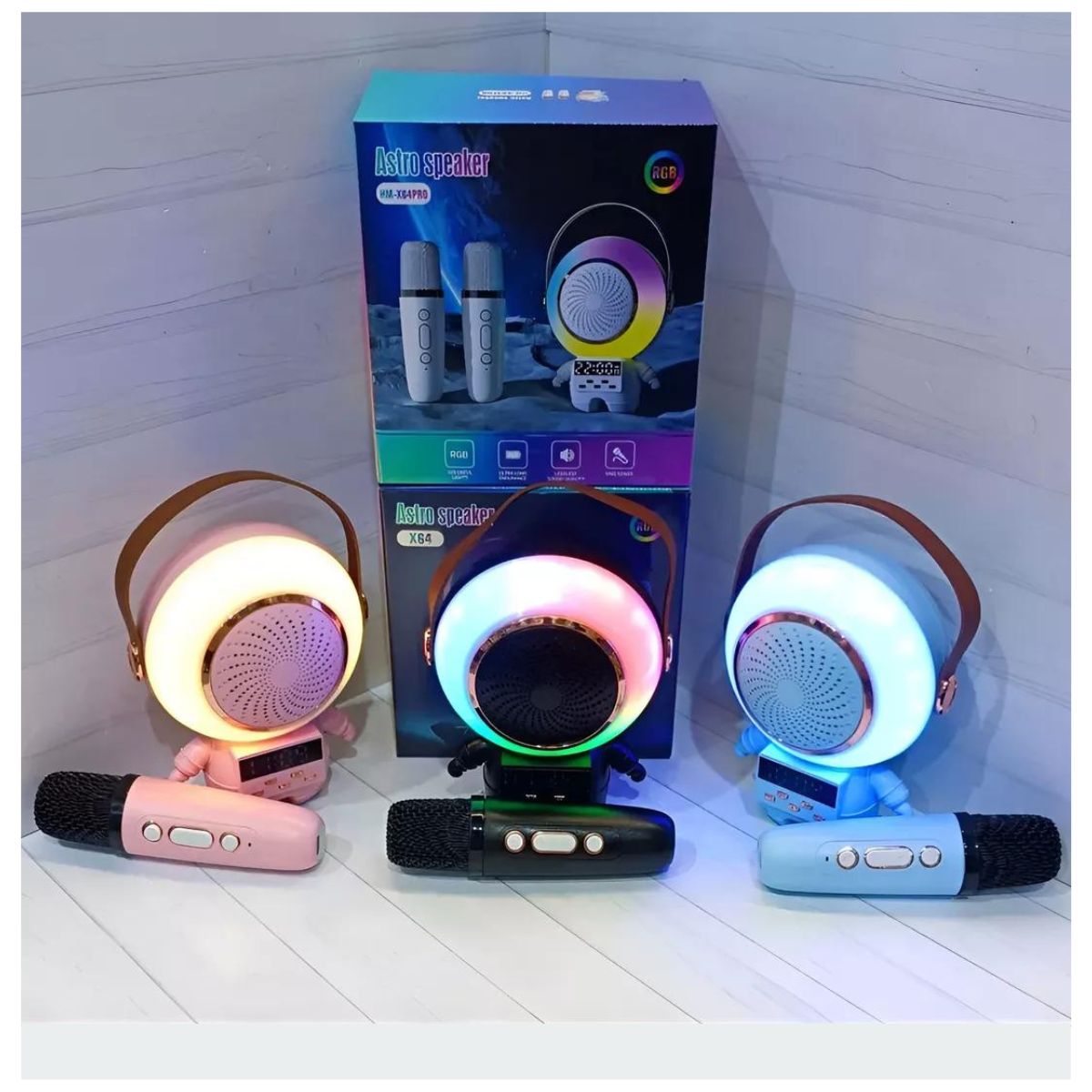 GENERICO - Altavoz Karaoke Forma de Astronauta