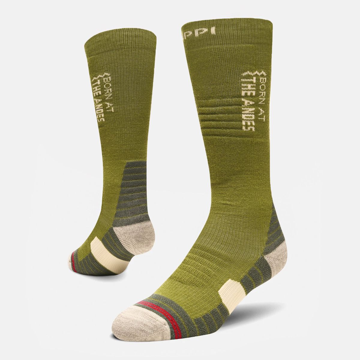 LIPPI - Calcetín Hombre All Mountain Ski Socks Verde Melange Lippi