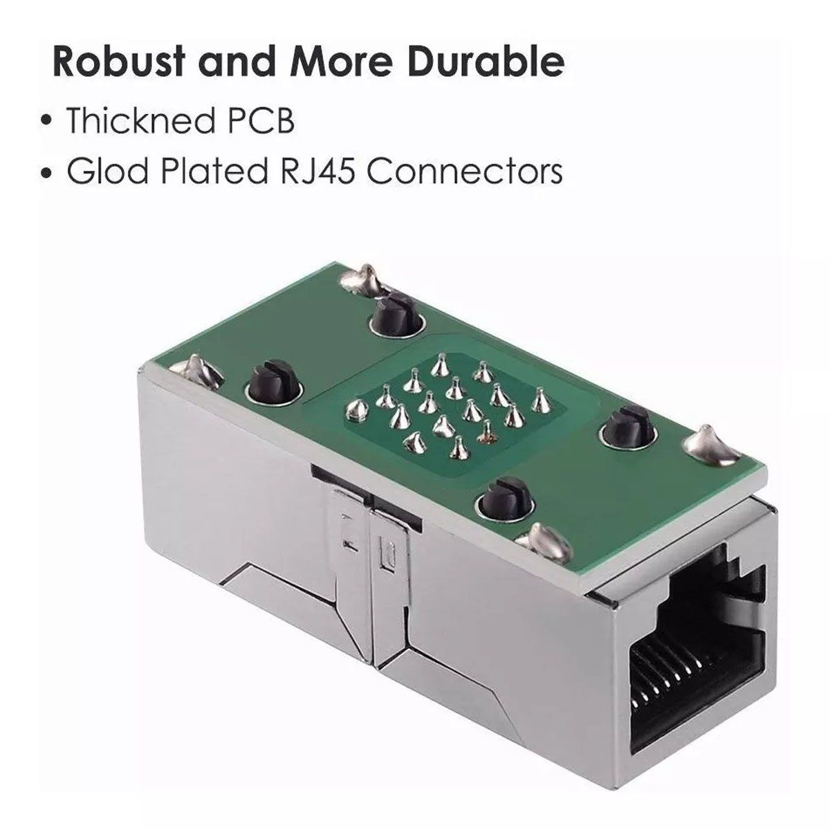 EDWINAYY - Conector Lan De Red Ethernet Hembra A Hembra Rj45 Extensor