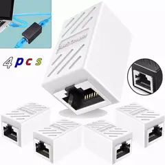 EDWINAYY - Conector Lan De Red Ethernet Hembra A Hembra Rj45 Extensor
