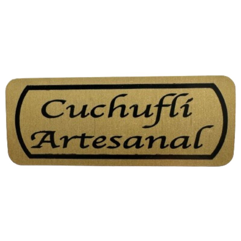GENERICO - Sticker Cuchufli Café Claro 100un