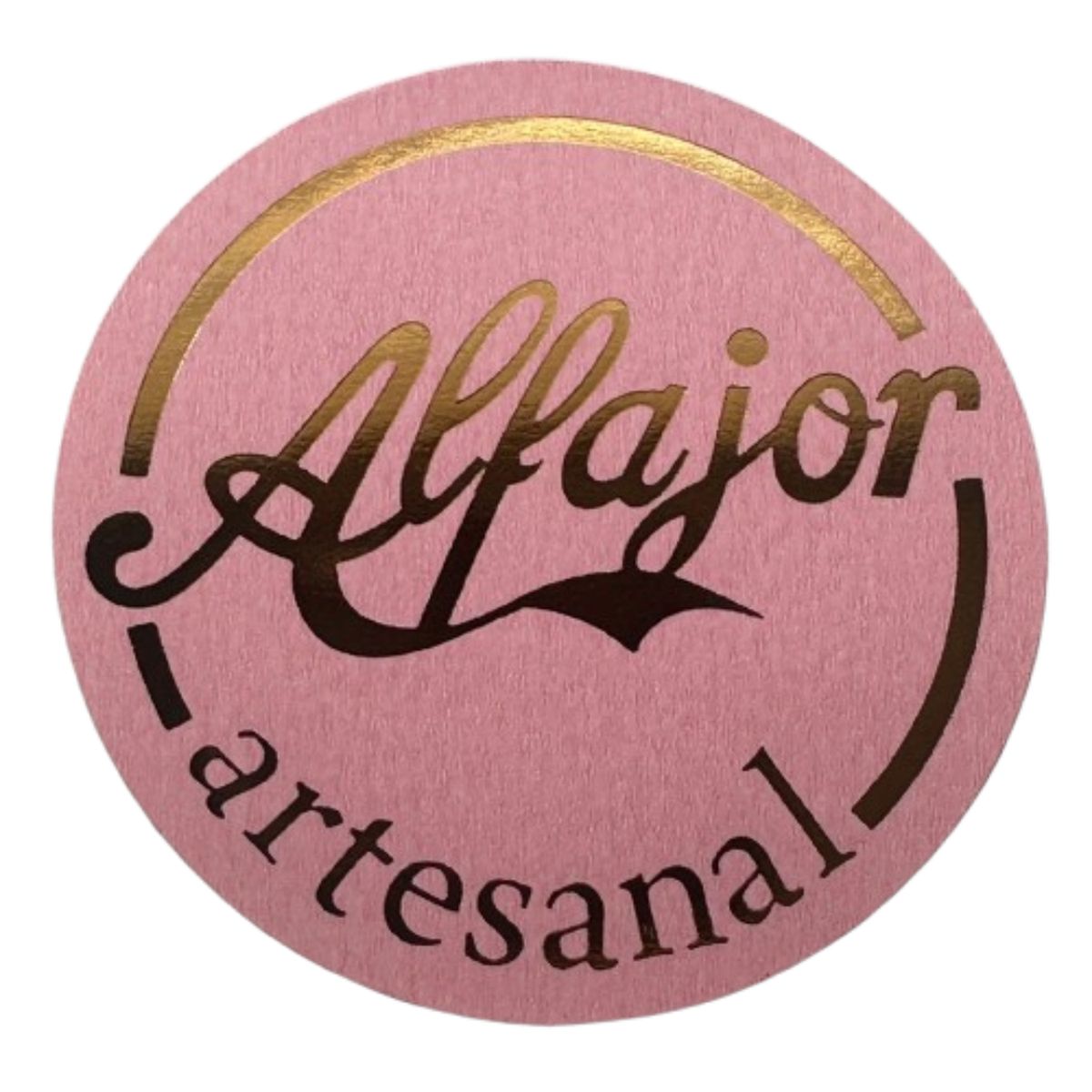 GENERICO - Sticker Alfajor Rosado 100 unidades 38mm