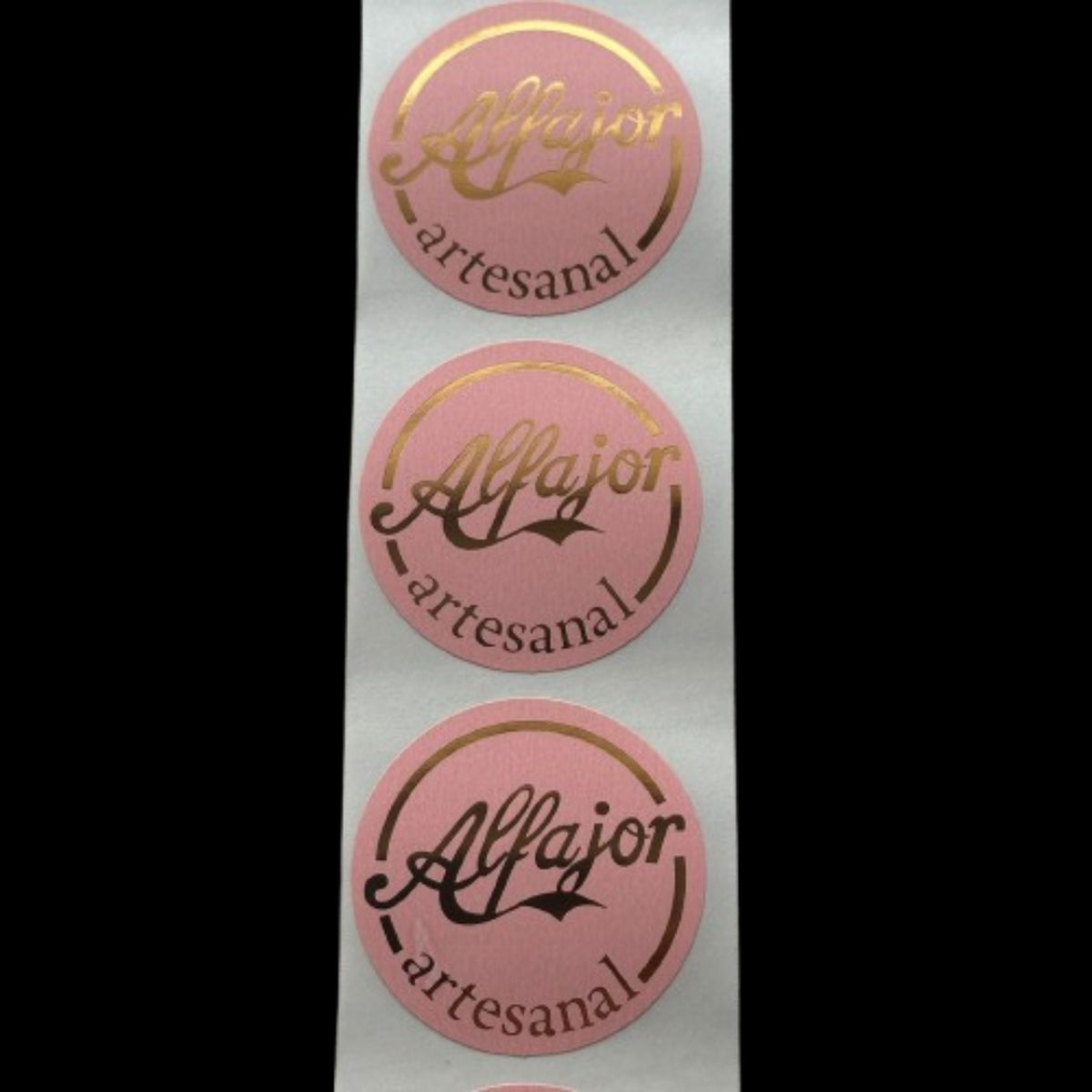 GENERICO - Sticker Alfajor Rosado 100 unidades 38mm