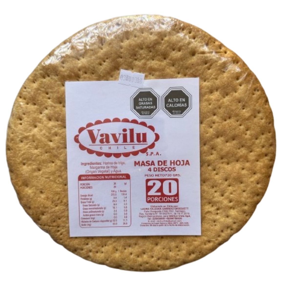 GENERICO - Discos Milhojas 20P 4 Capas Vavilu