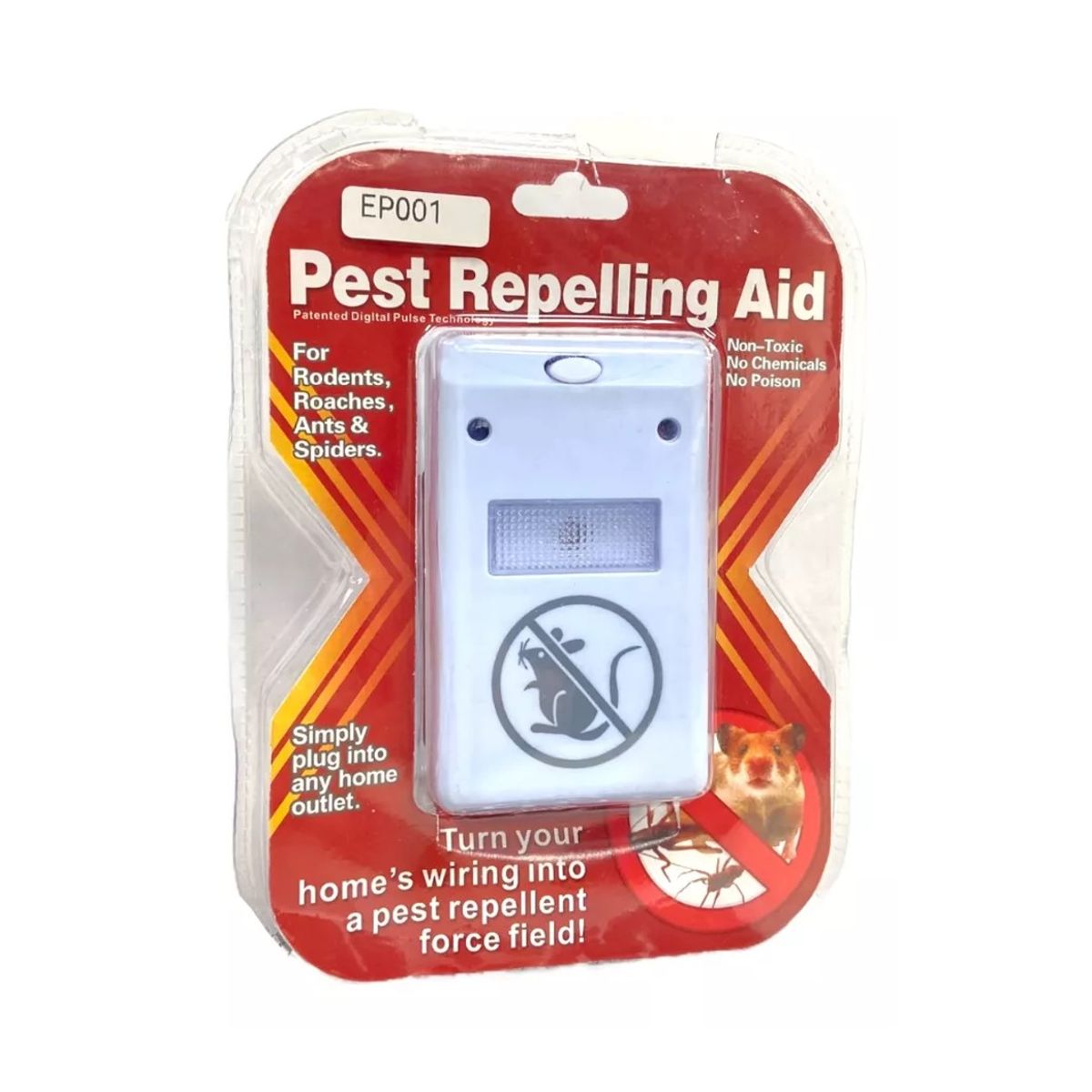 GENERICO - Espanta Raton Ratones Ultrasonido Eléctrico
