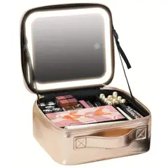 GENERICO - Estuche de Maquillaje + Espejo Luminoso