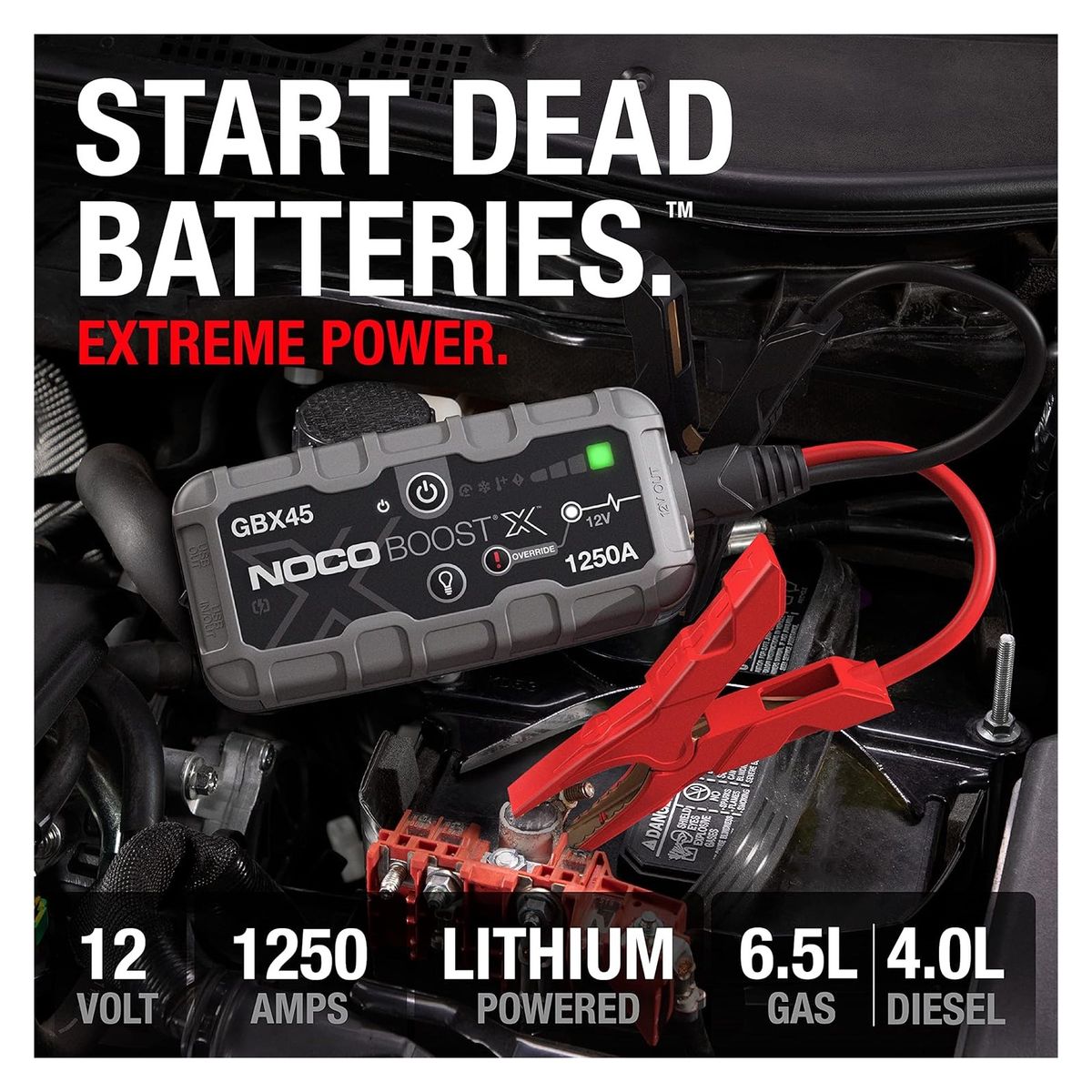 GENERICO - Partidor Bateria Auto Noco® Boost X Gbx45 1250a Profesional