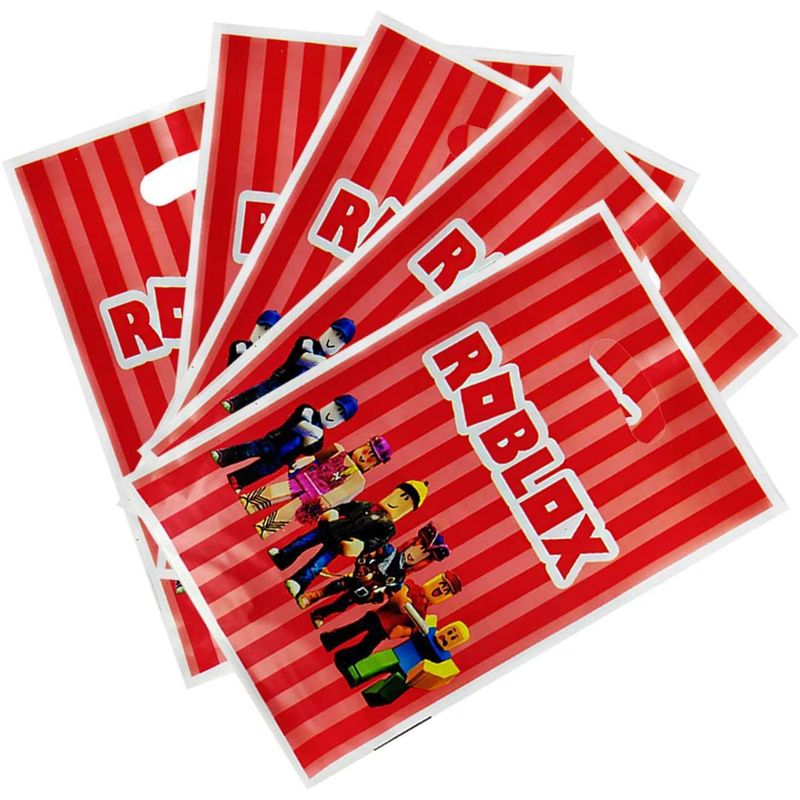GENERICO - Pack De 10 Bolsas  Para Dulces Cotillon Minecraft Cumpleaños