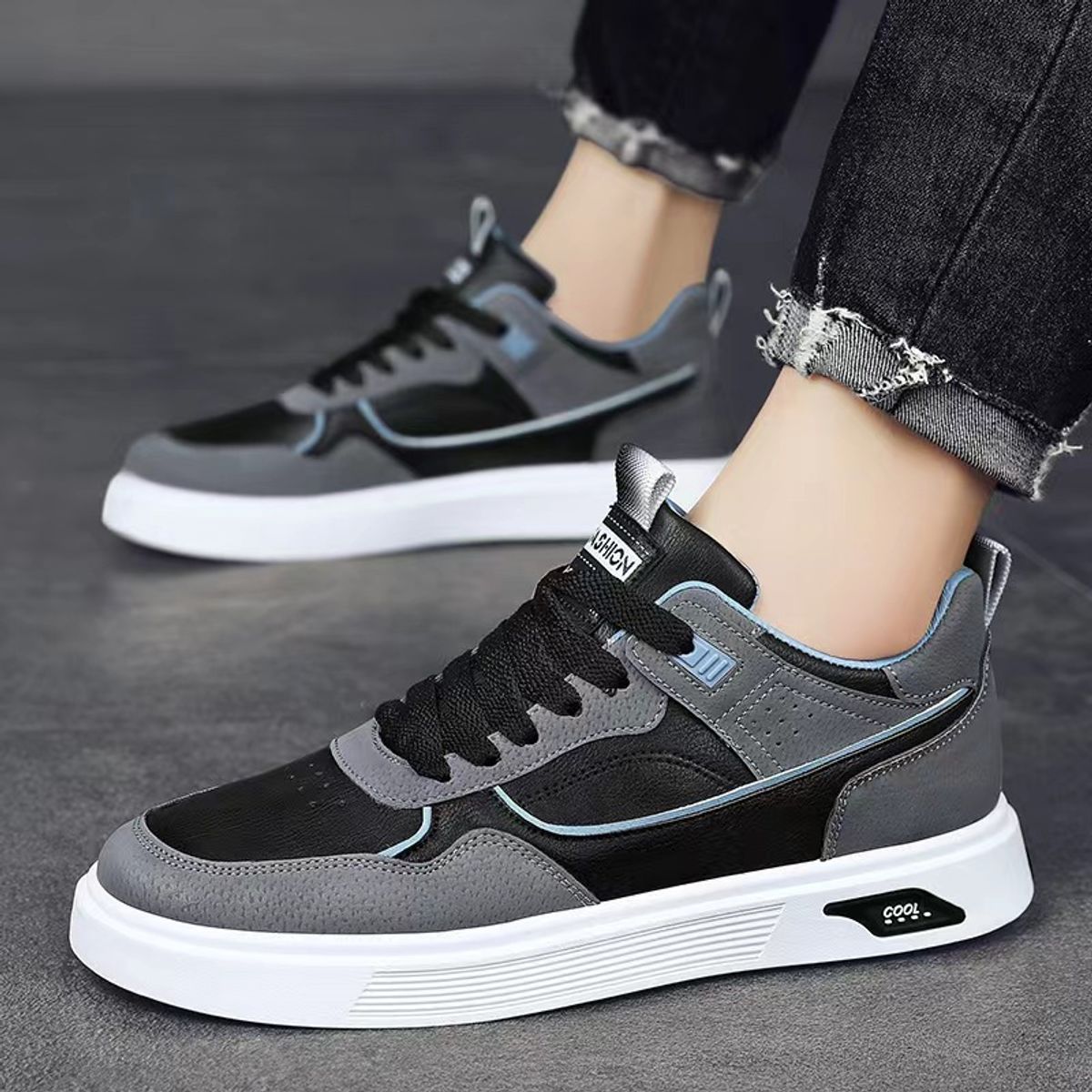 BLWOENS - Zapatos de portivas para hombres Zapatillas - Negro