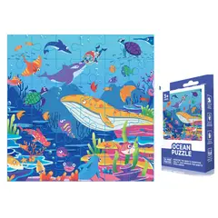 GENERICO - Tema Marino Puzzles Educativos Juguetes Para Niños Regalo