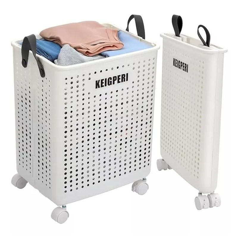 EVERSO - Nuevo Cesta Ropa Sucia Canasto Plegable Con Rued
