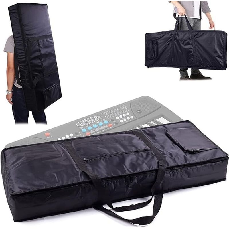 KUANGYE - Funda Acolchada Musical Teclado 61 Teclas Bolso Impermeable
