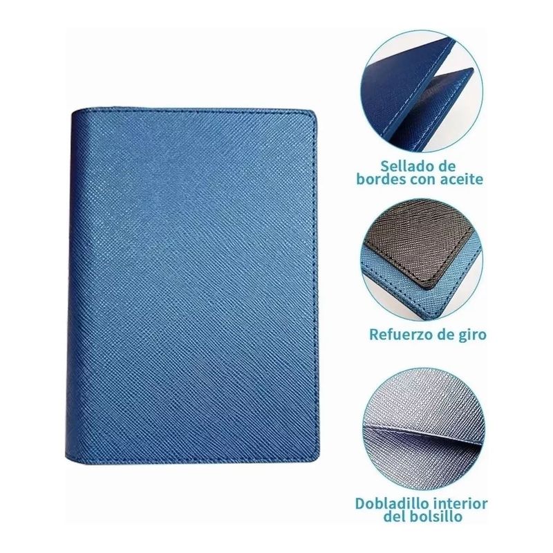EDWINAYY - Porta Pasaporte Documentos Funda Protectora Viaje Con