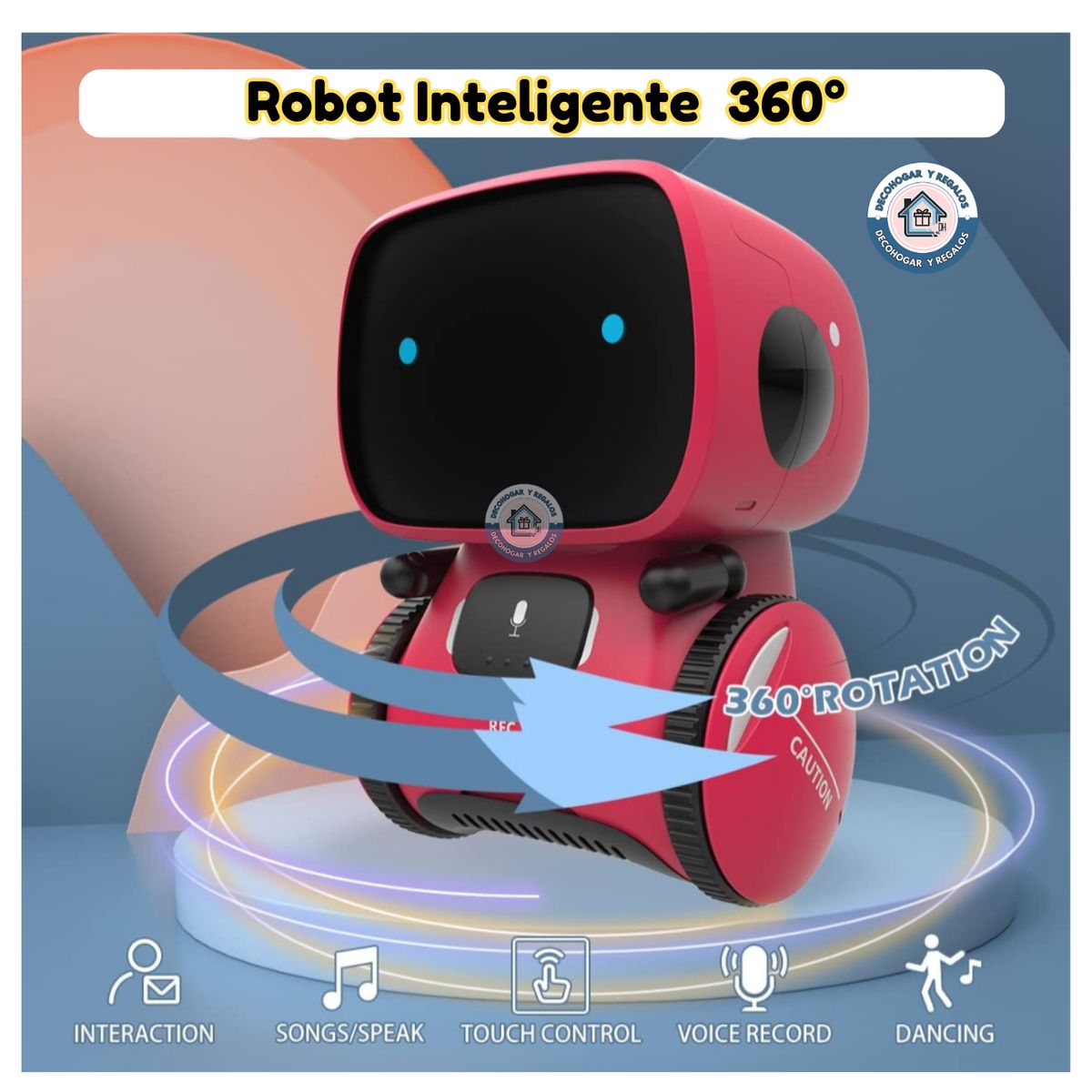 GENERICO - Robot Juguete Niño Inteligente Control de Voz Español