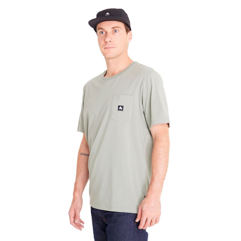 BURTON - Polera manga corta Hombre T-Shirt SS Oliva BURTON