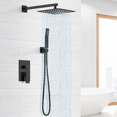 Imagen 2 del producto Ducha Empotrados Set-Regadera Cuadrada y Monomando Para Regadera