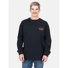 VOLCOM - Polera ML Boardium Negro Hombre - Negro