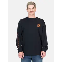 VOLCOM - Polera ML Excavator Negro Hombre - Negro