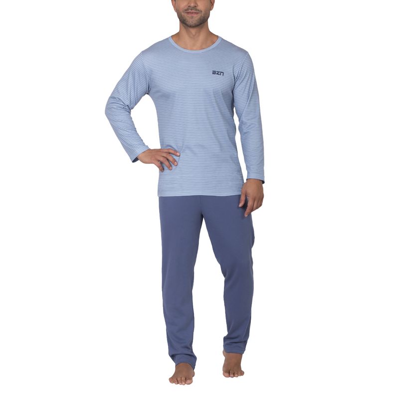 BAZIANI - Pijama Rayas Hombre 9224