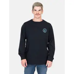 VOLCOM - Polera ML Rotation Negro Hombre - Negro