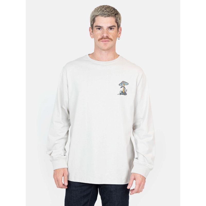 VOLCOM - Polera ML Unruled Beige Hombre Volcom - Beige