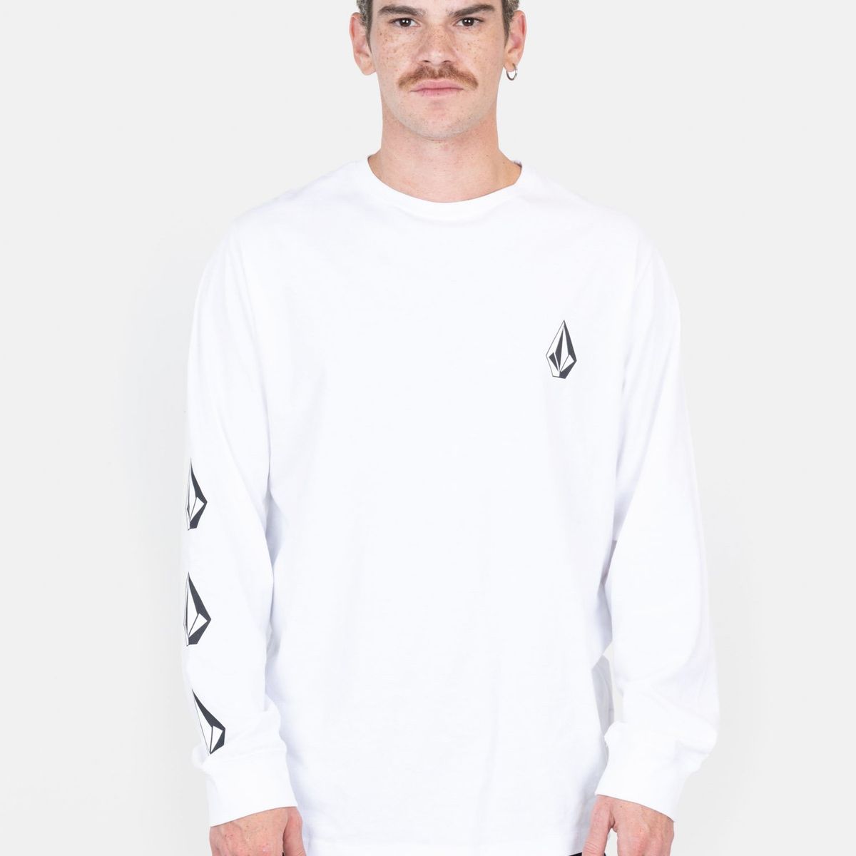 VOLCOM - Polera ML Outstorm Blanco Hombre Volcom - Blanco