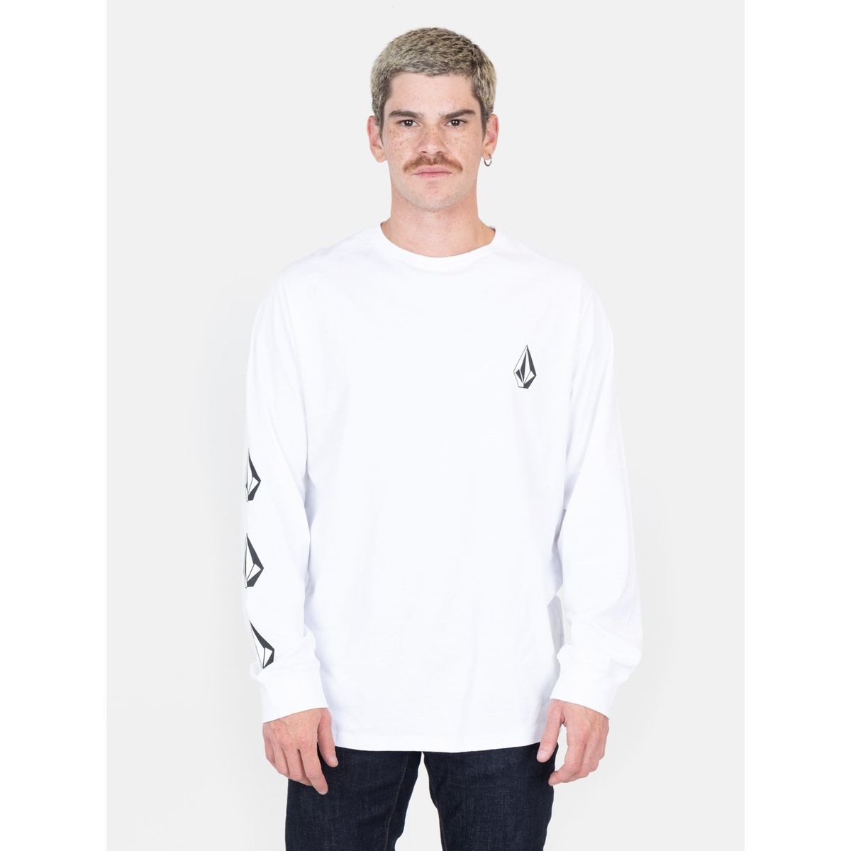 VOLCOM - Polera ML Outstorm Blanco Hombre Volcom - Blanco