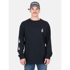 VOLCOM - Polera ML Outstorm Negro Hombre - Negro