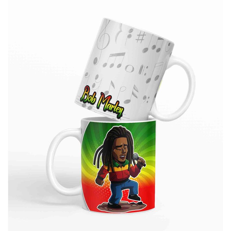 ESTAMPA MANIA - Taza Bob Marley Roquera D1