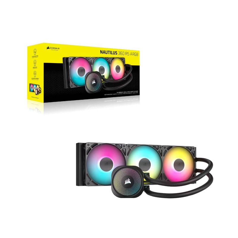 CORSAIR - Refrigeración Liquida Corsair Cooler Nautilus 360 RS ARGB